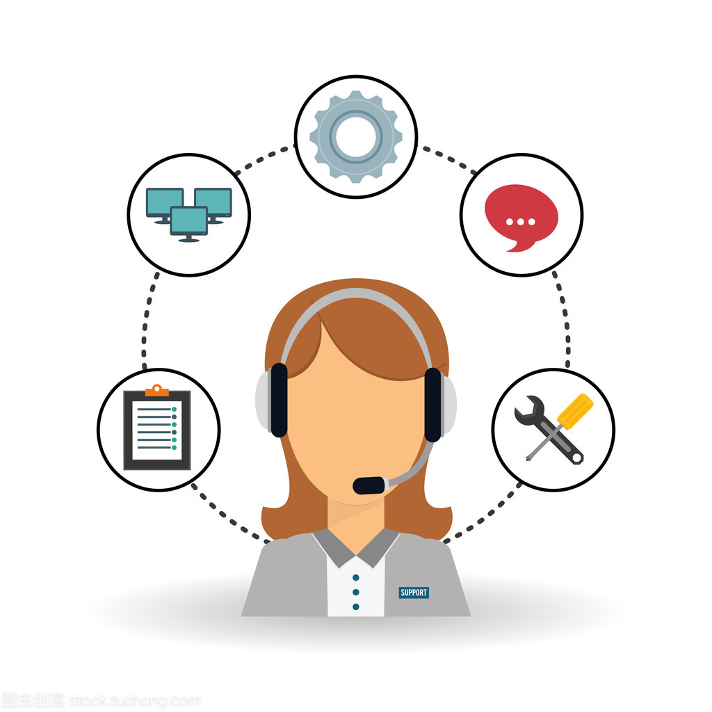 技術(shù)服務(wù)和電話中心圖標(biāo)設(shè)計 矢量圖設(shè)計服務(wù)詳解